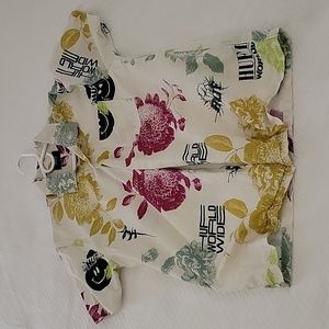 Huf Worldwide open collar camp shirt size s